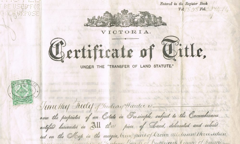 12 Land Old Title
