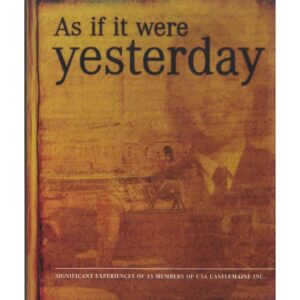 As if it were Yesterday