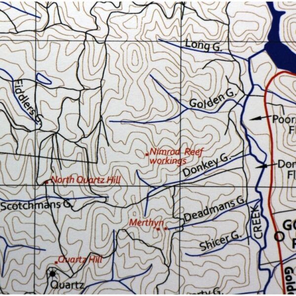Castlemaine Gold Diggings: Historic and Modern Place Names (Map)